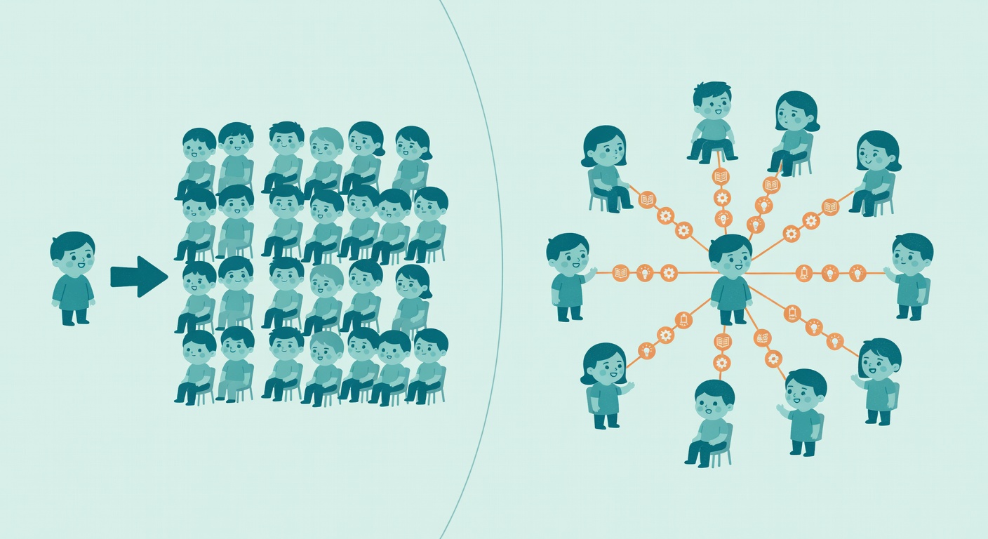Illustration zu: Digitaler Unterricht 2026: Werkzeuge und Methoden, die im Schulalltag funktionieren